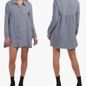 Zara Shirt Dress with Pockets. Size XL.